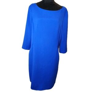 GAP Royal Blue Long Sleeve Dress